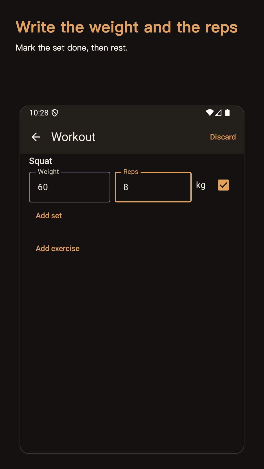 Gravlog: Gym Set Log — 2