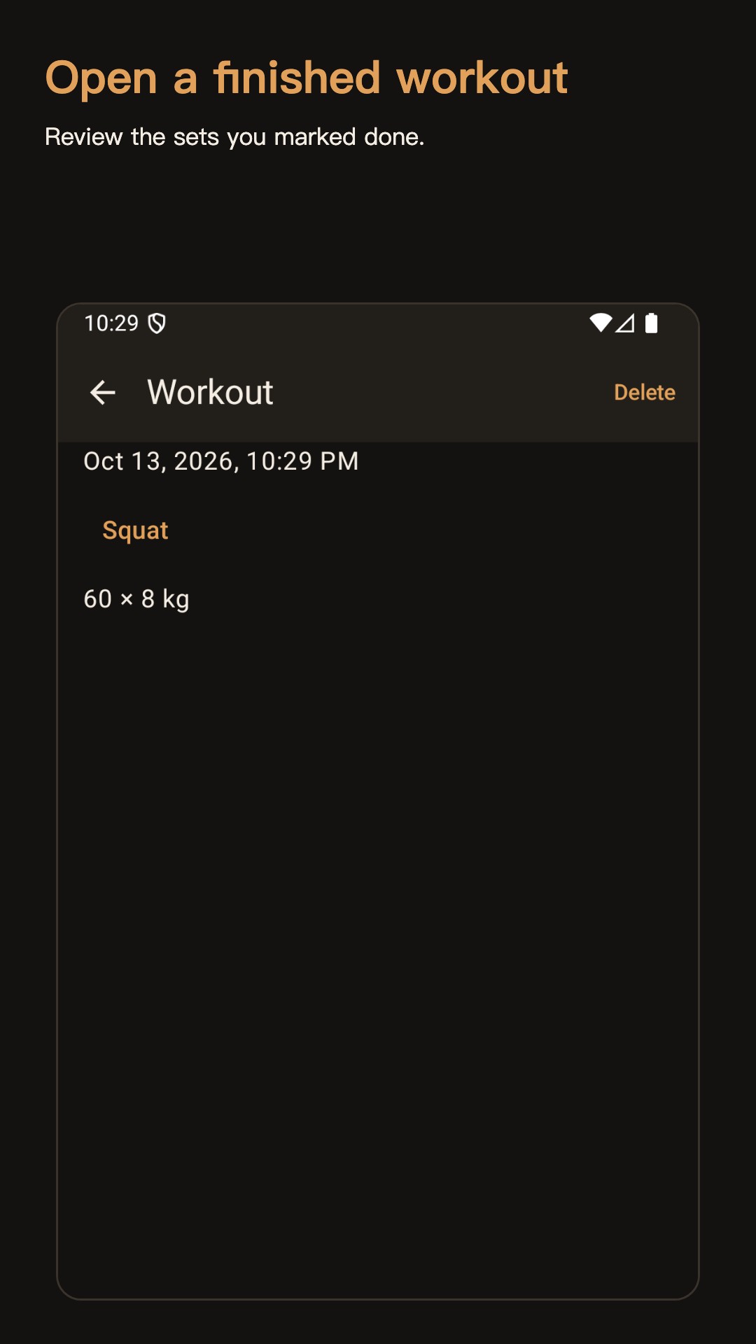 Gravlog: Gym Set Log — 4