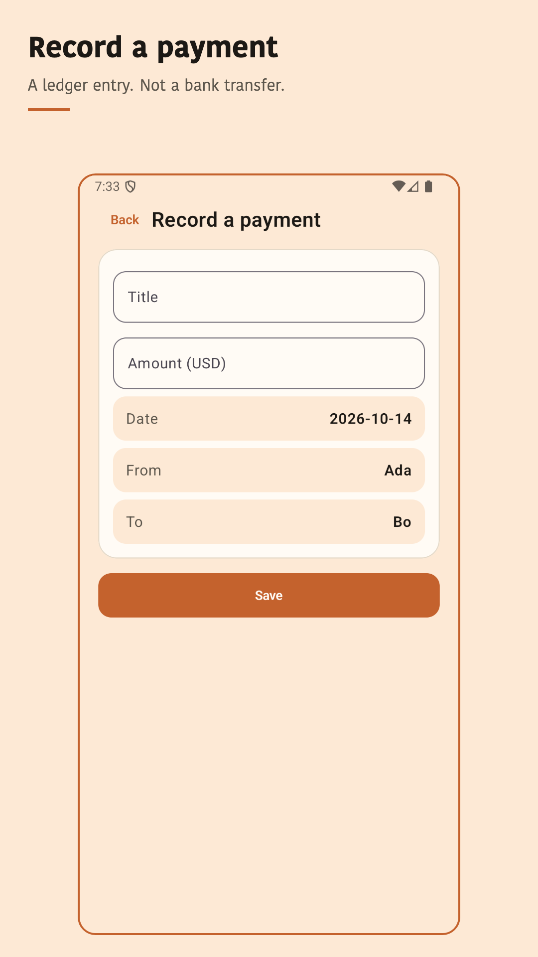 Nuvotab: Split expenses — 4