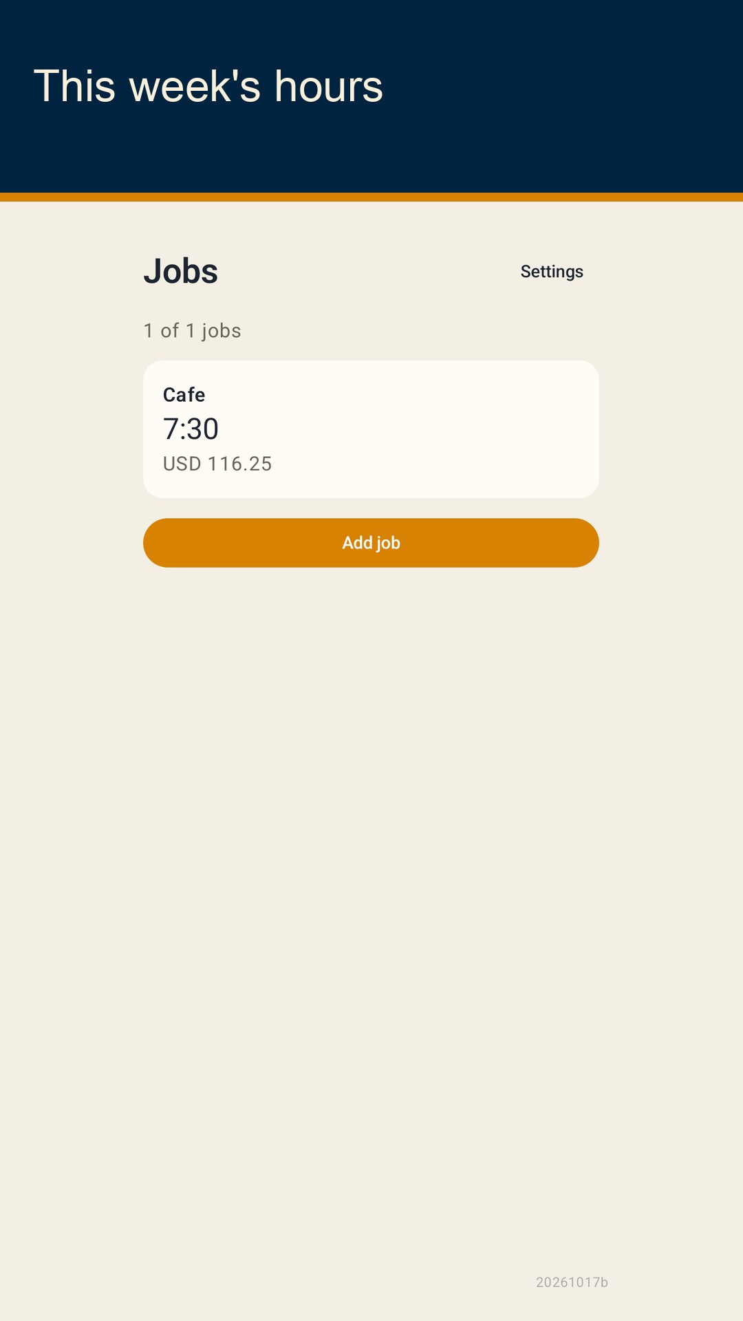 Shiftfold: Shift Hours