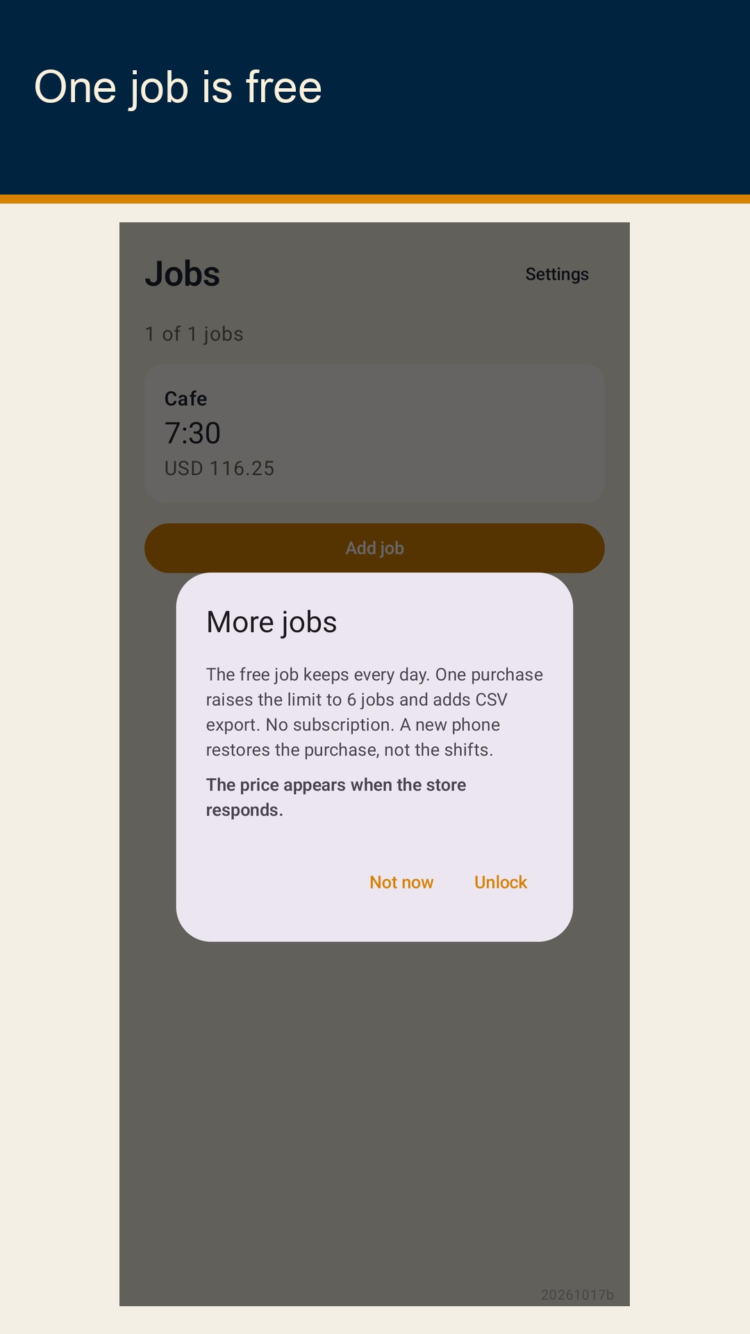 Shiftfold: Shift Hours — 5